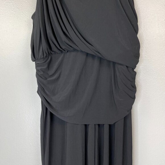 Marc Bouwer Jumpsuit Womens Plus 1X Black Stretch Jersey Sleeveless - Picture 8 of 12